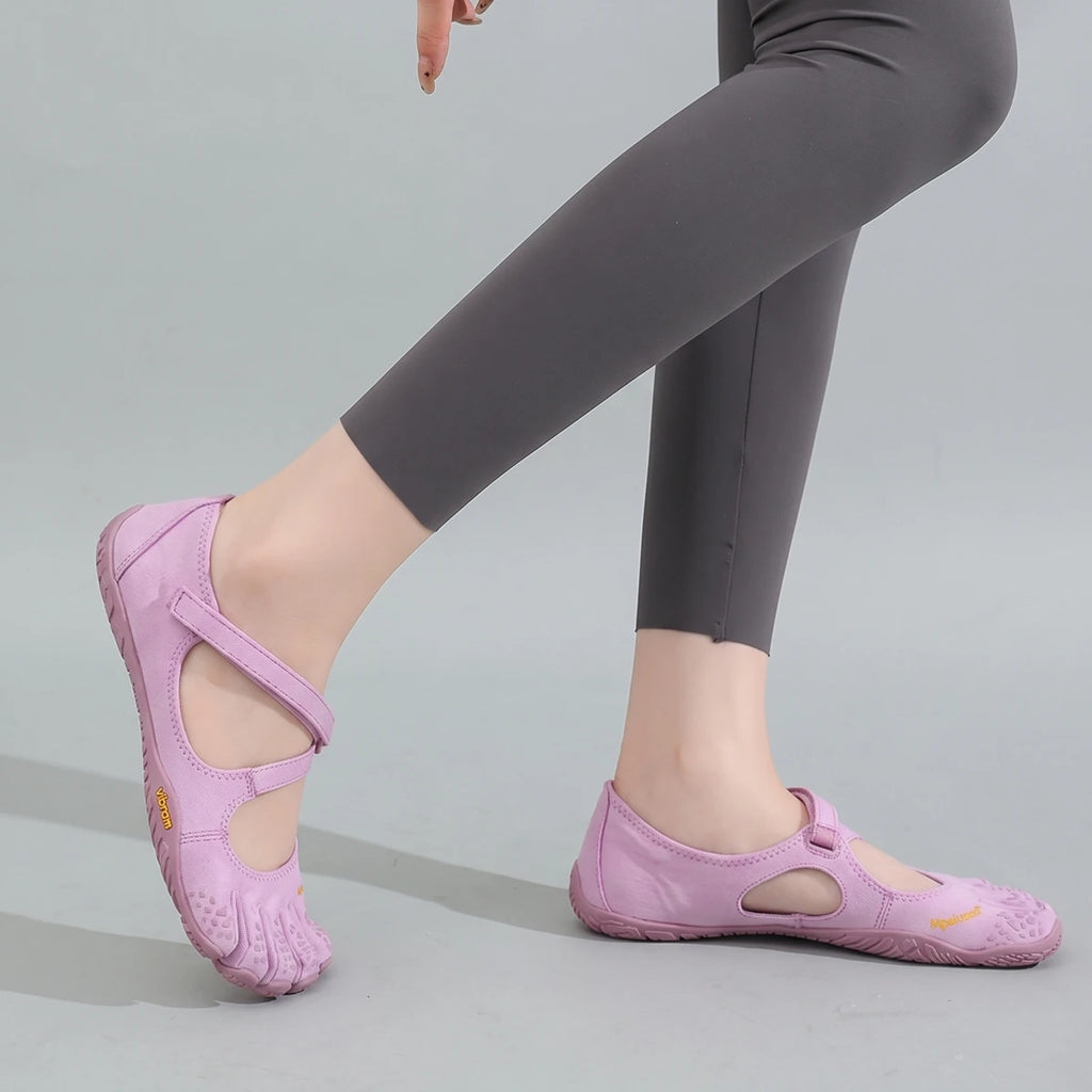 Women‘s Five Toe Shoes with Loop Strap - Barefoot Minimalist Flats for Hiking, Yoga, Gym Quick-Dry Water & Everyday Casual Wear