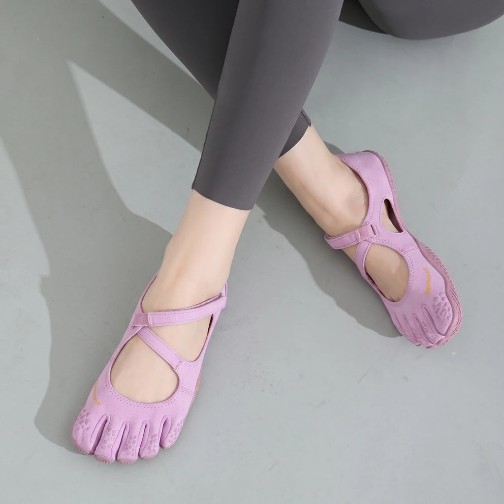 Women‘s Five Toe Shoes with Loop Strap - Barefoot Minimalist Flats for Hiking, Yoga, Gym Quick-Dry Water & Everyday Casual Wear